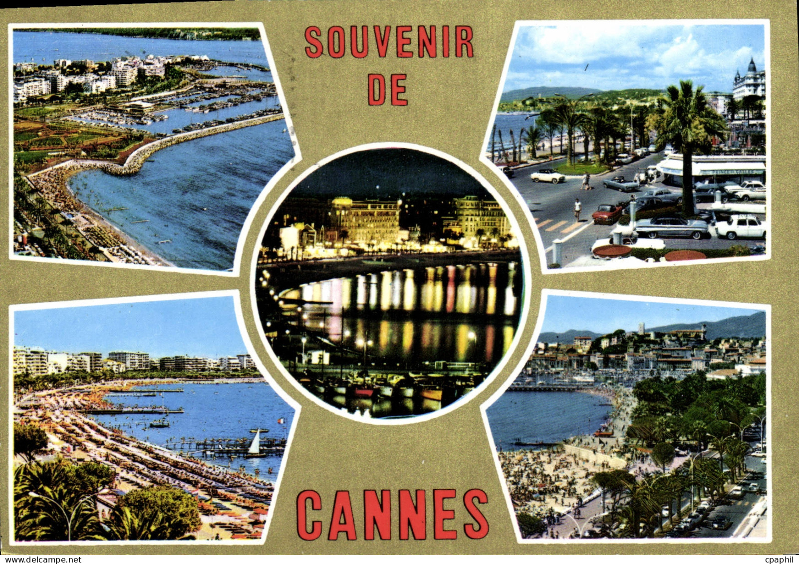 CPM Souvenir de Cannes