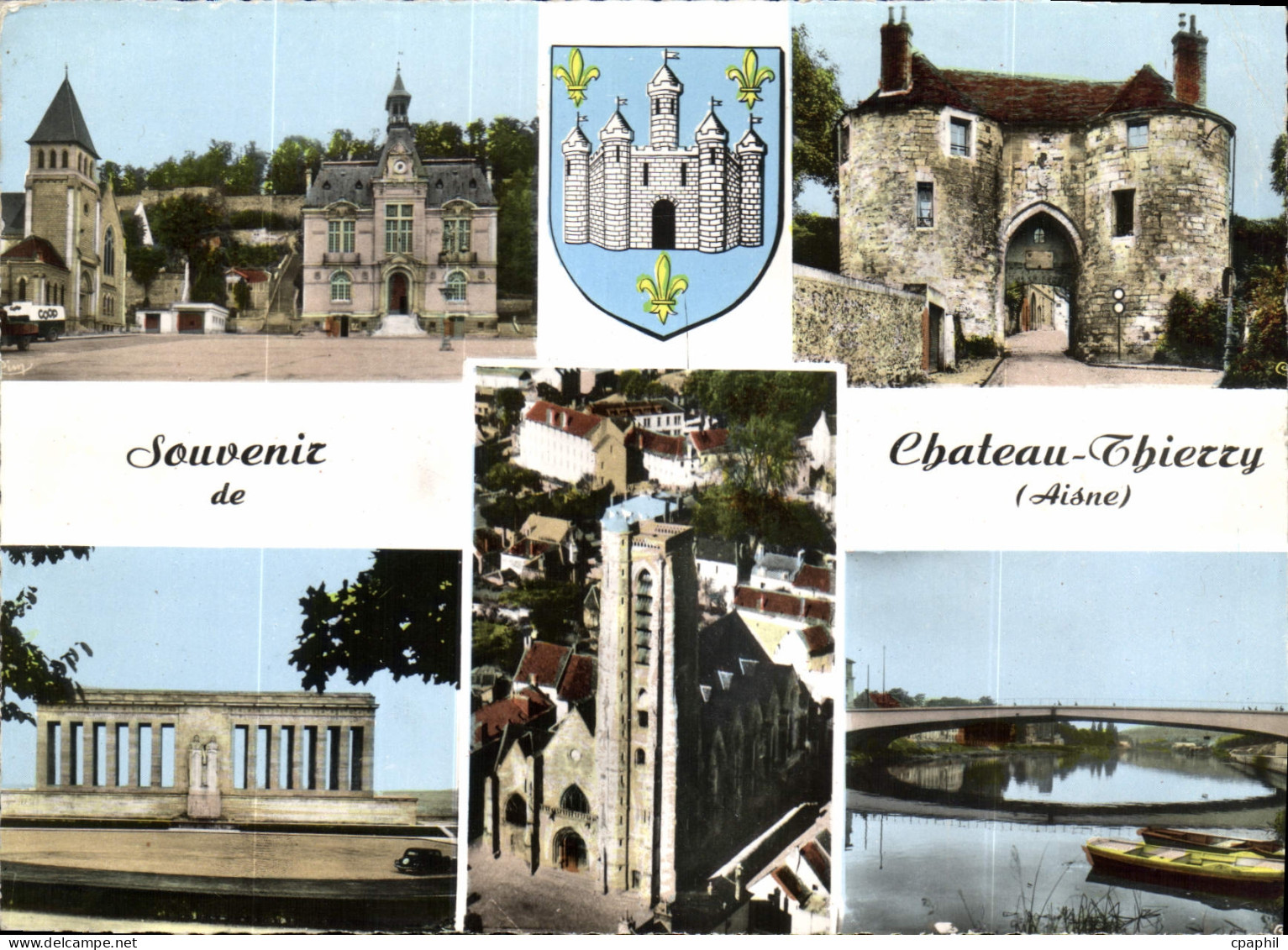 CPM Souvenir de Chateau Thierry Aisne