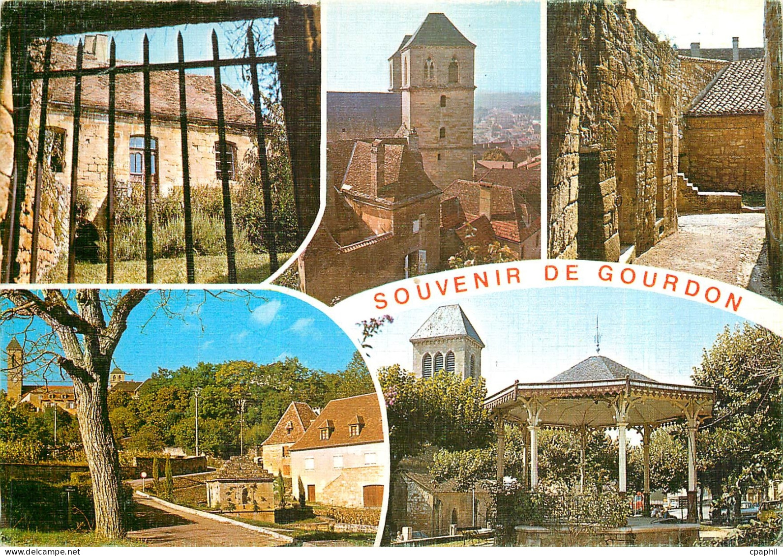 CPM Souvenir de Gourdon
