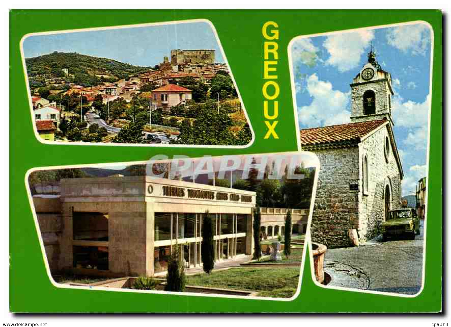 CPM Souvenir de Greoux les Bains Alpes de Haute Provence Tourisme Thermalisme Climatisme