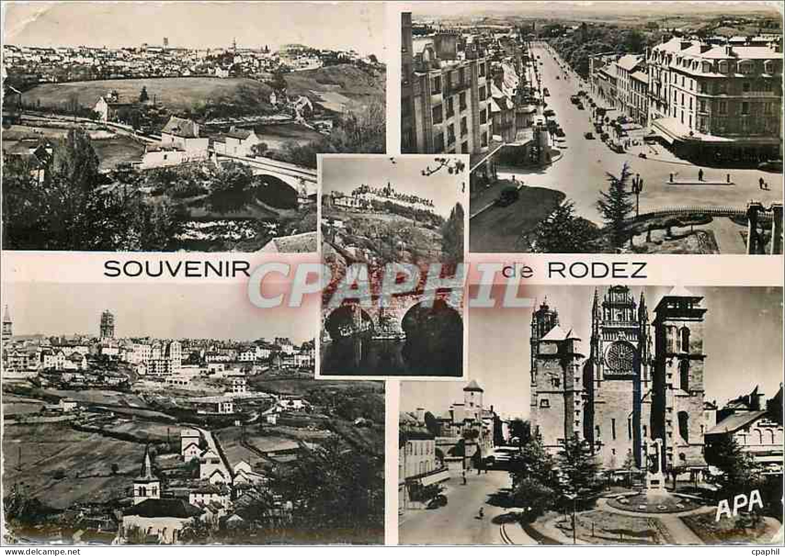 CPM Souvenir de Rodez