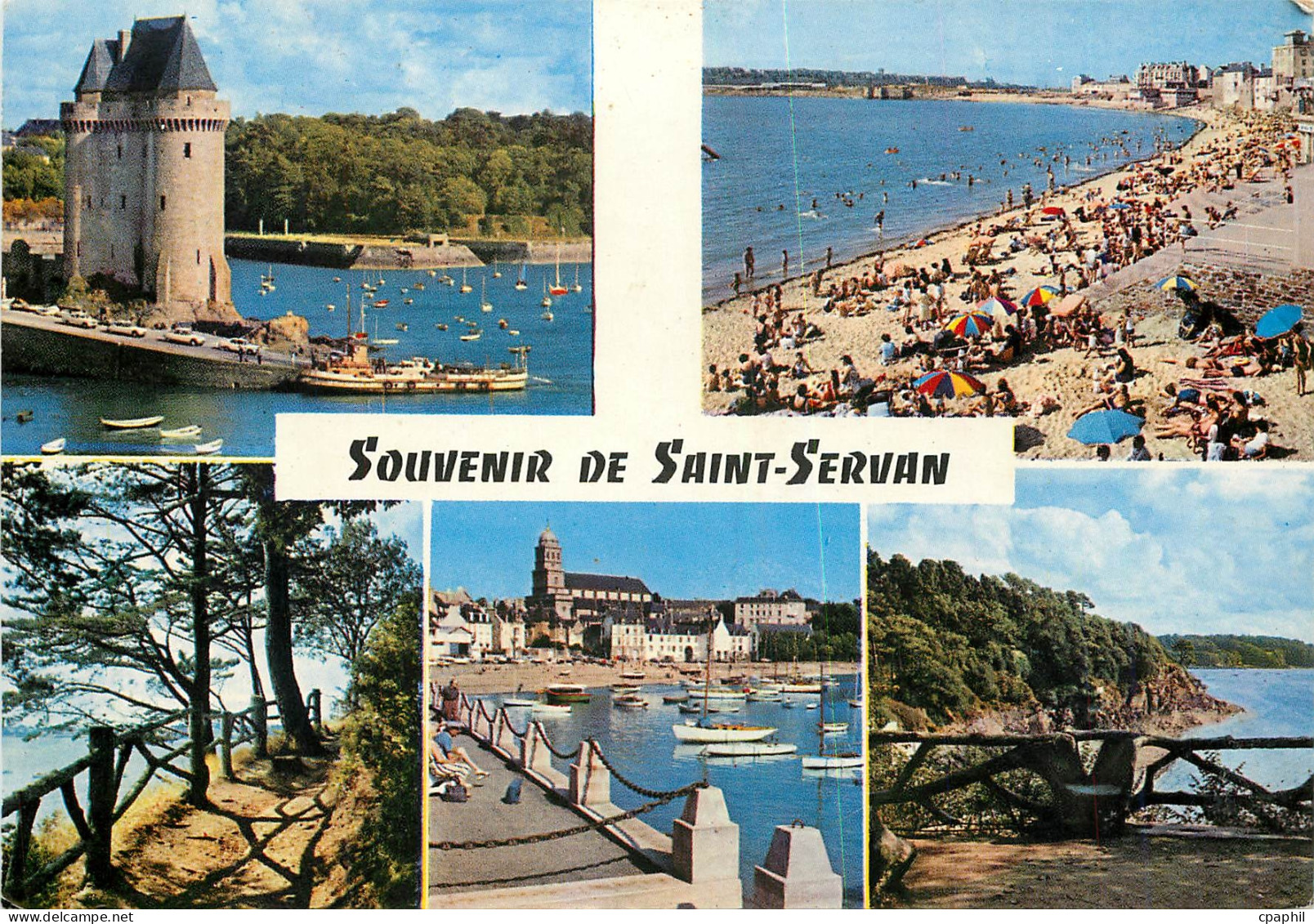 CPM Souvenir de Saint Servan
