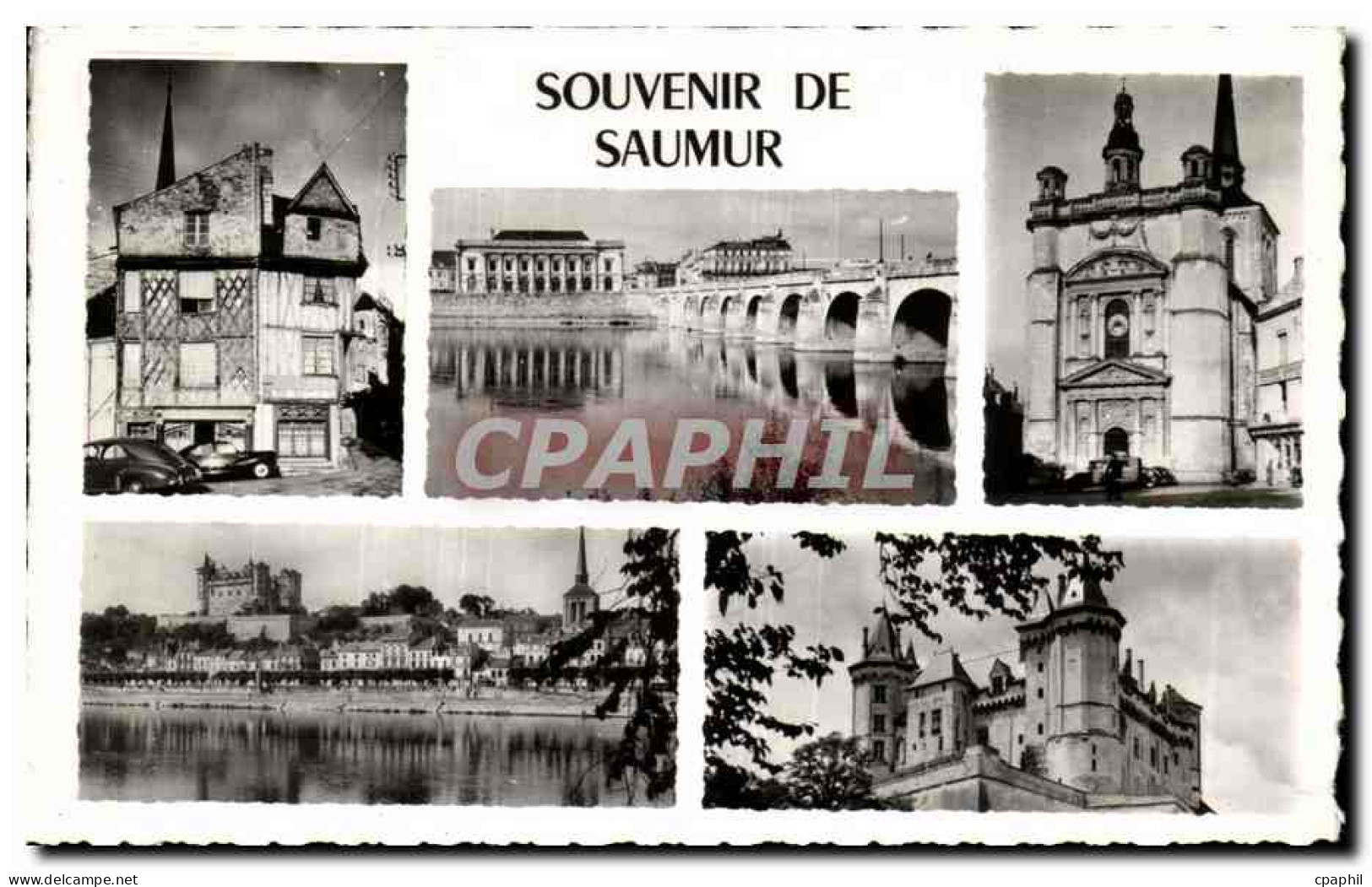 CPM Souvenir de Saumur
