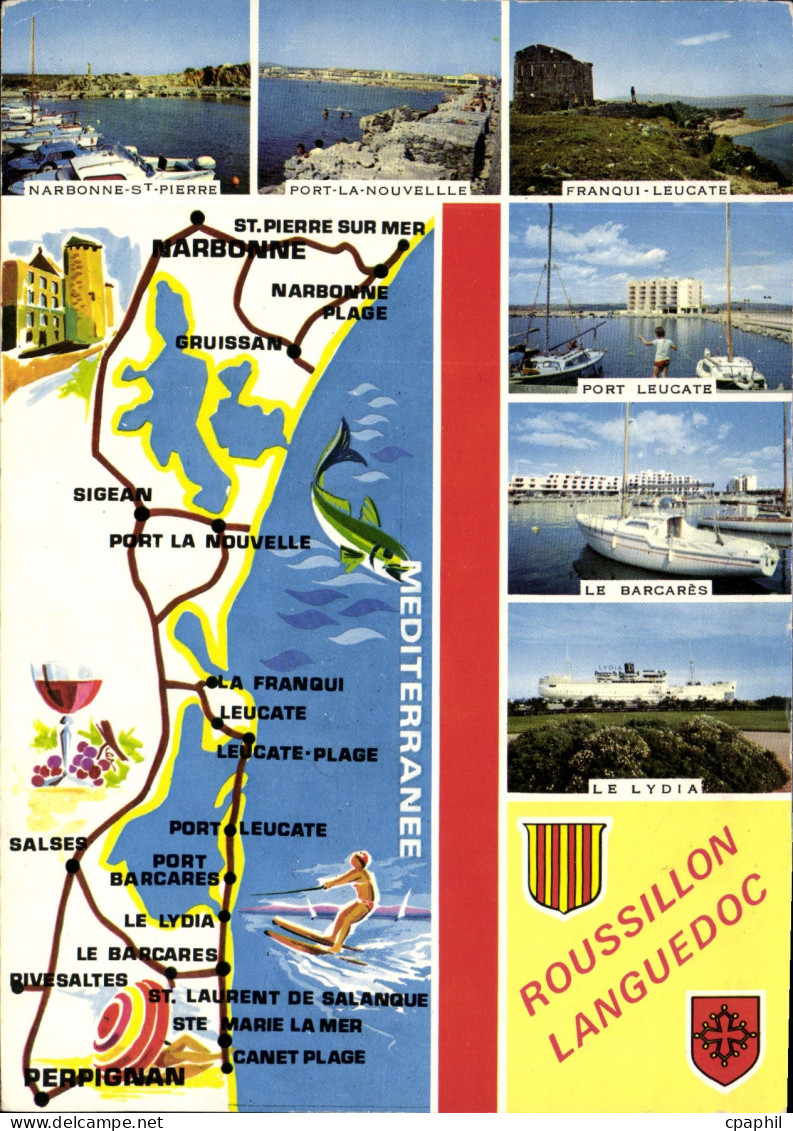 CPM Souvenir du Languedoc Roussillon