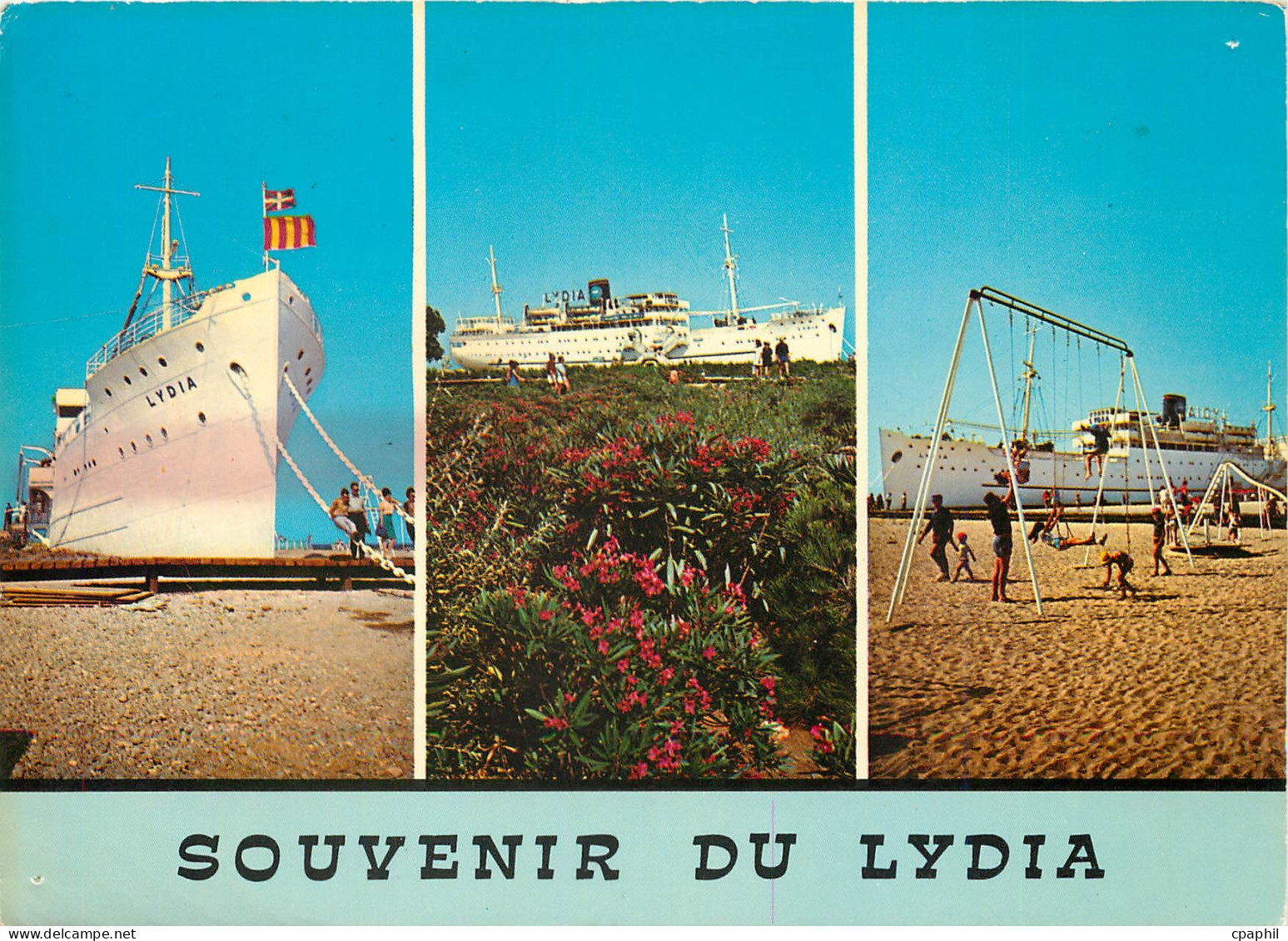 CPM Souvenir du Lydia A Port Barcares souvenir du Lydia Bateau