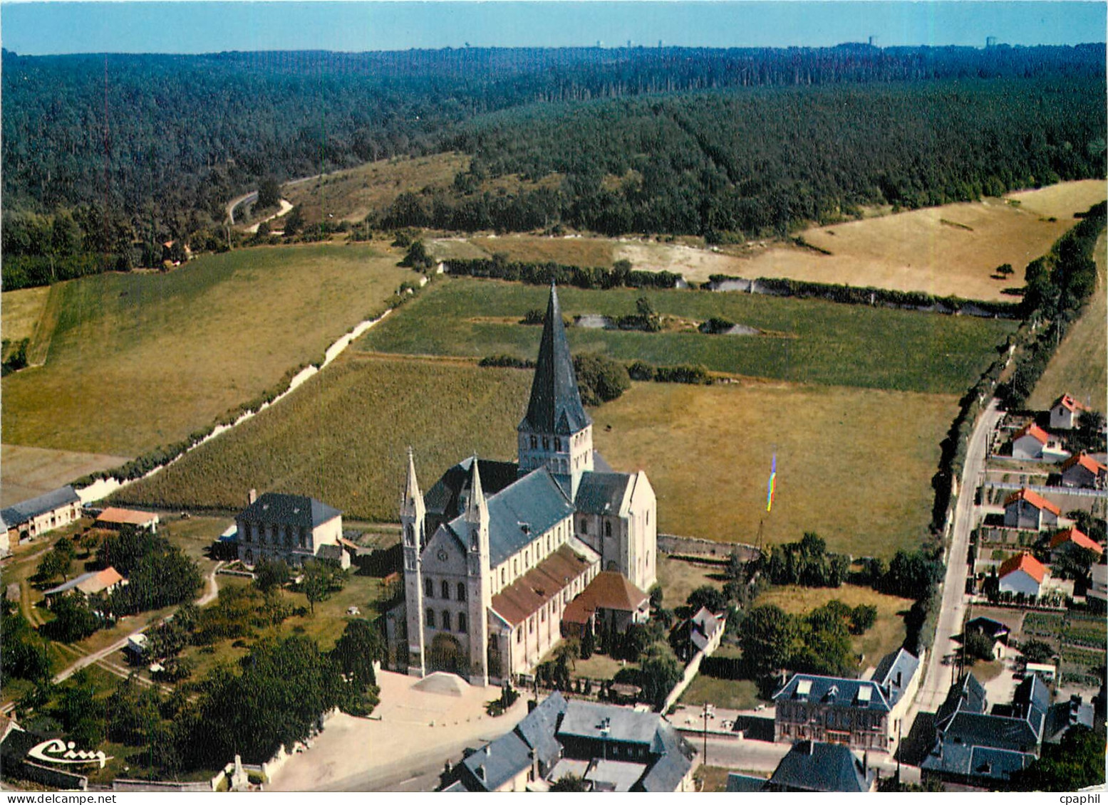 CPM St-Martin-de-Boscherville Vue aerienne