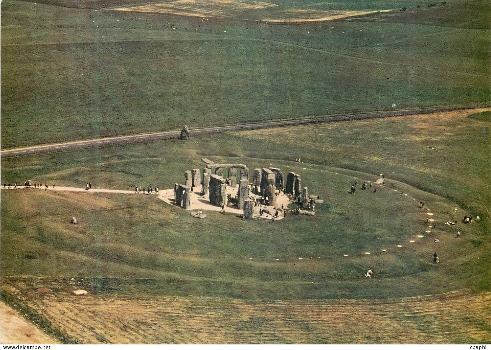CPM Stonehenge wiltshire aire view from west
