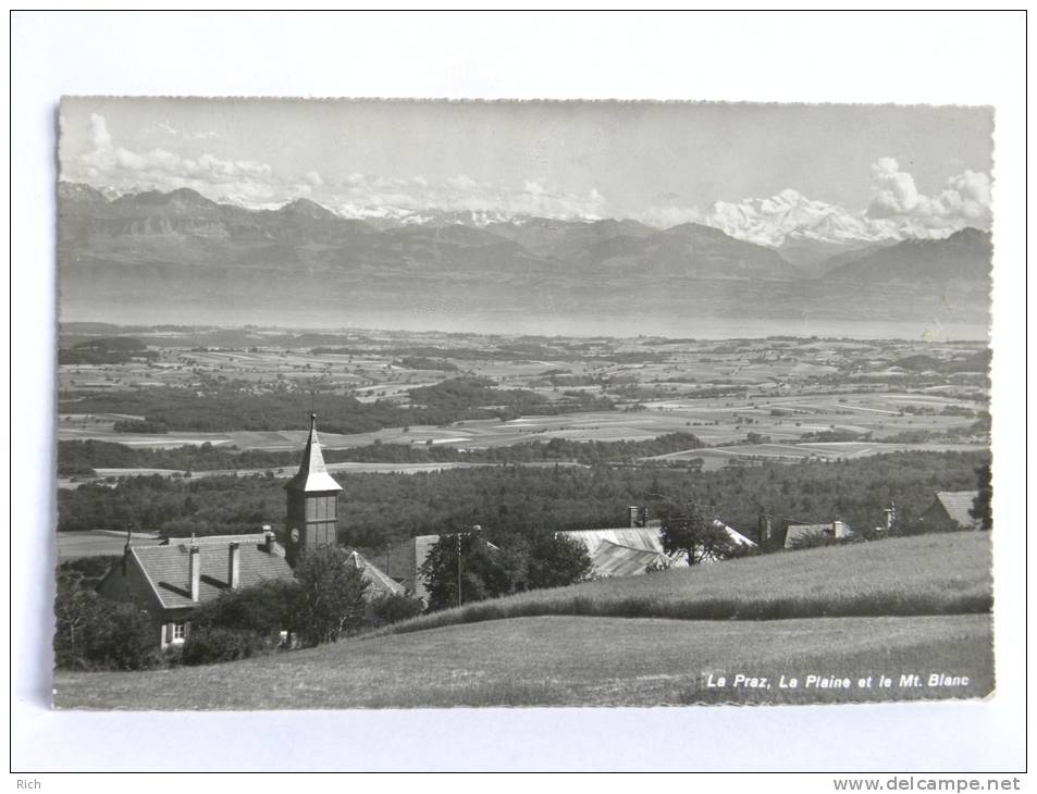 CPM Suisse - La Praz, la Plaine et le Mt Blanc