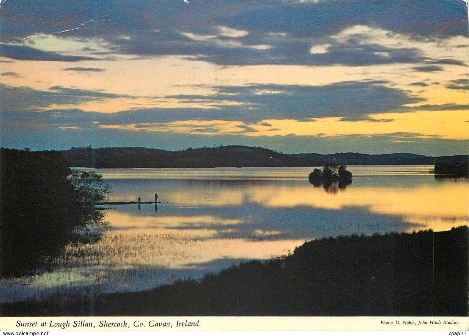 CPM Sunset at Lough Sillan Shercock Co Cavan Ireland