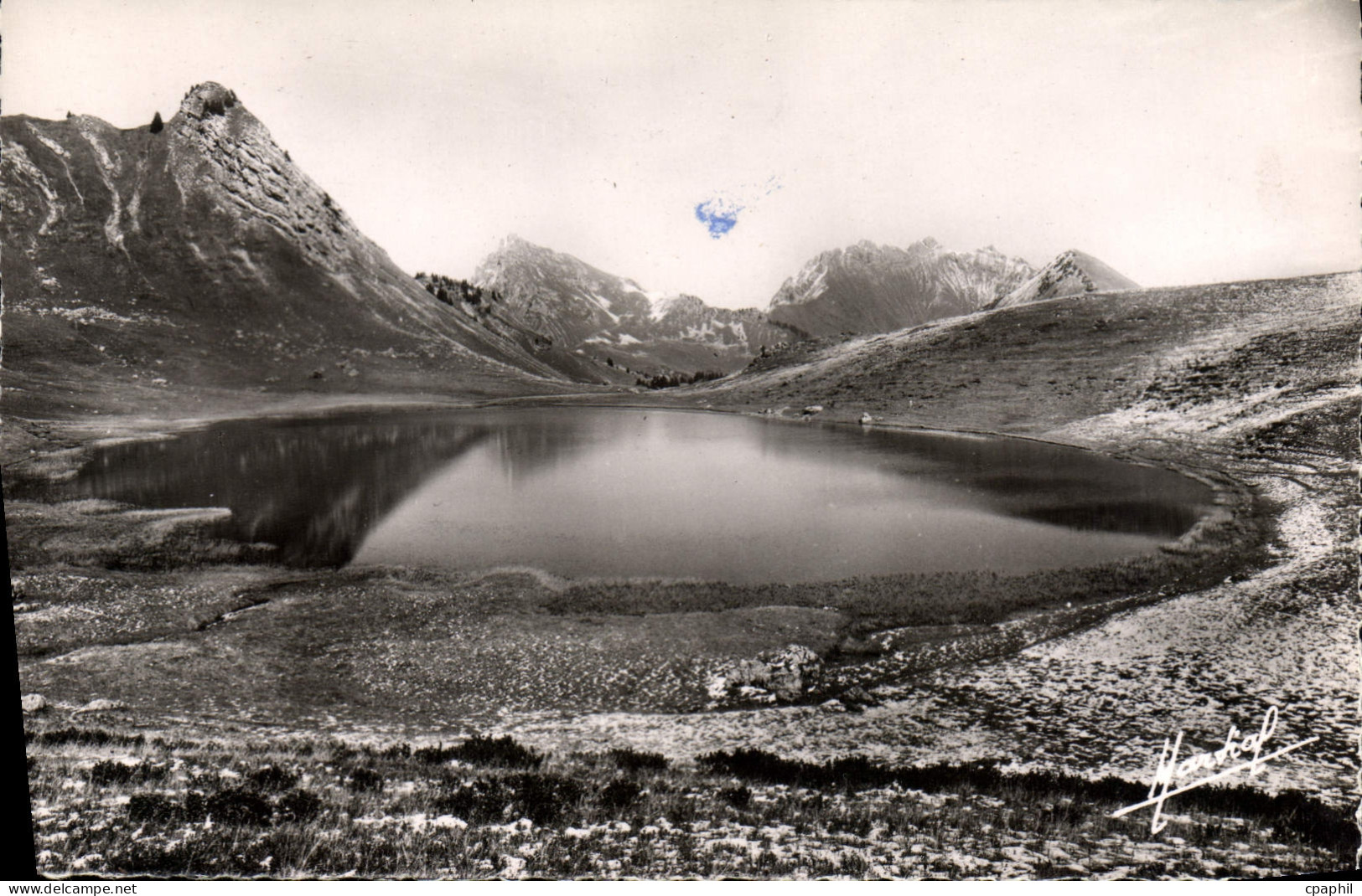 CPM Taninges Le Praz De Lys Lac de Roy Pointes de Veran Chalune Roc d'enfer