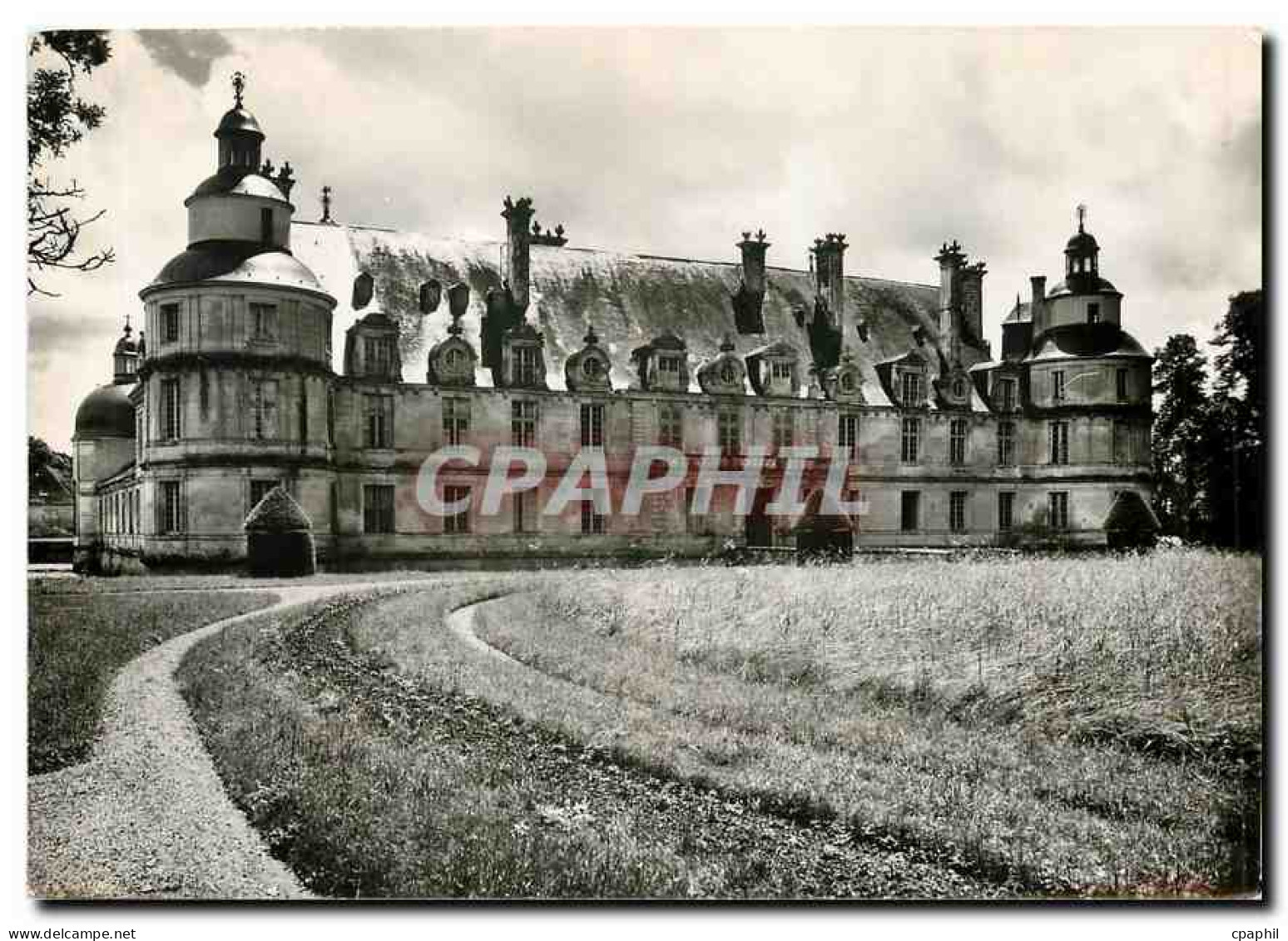 CPM Tanlay Yonne Le Chateau Facade sur le Parc
