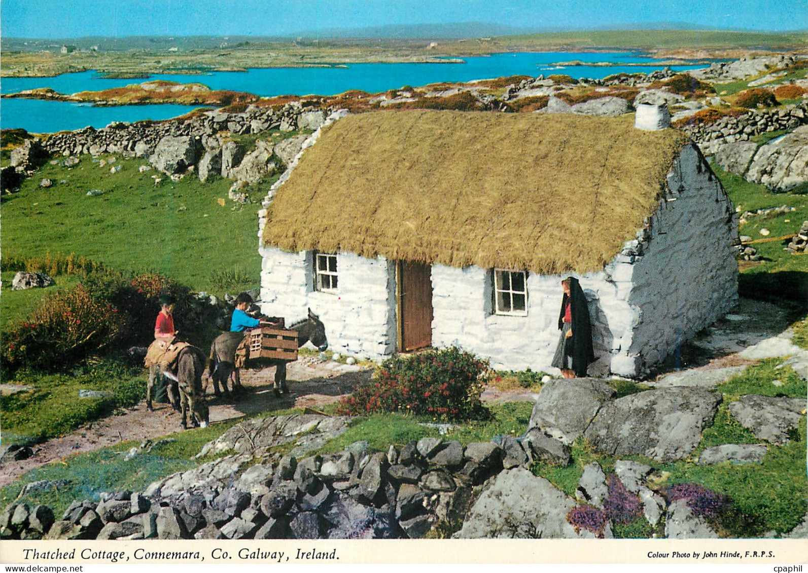 CPM Thatched Cottage Connemara Co Galway Ireland