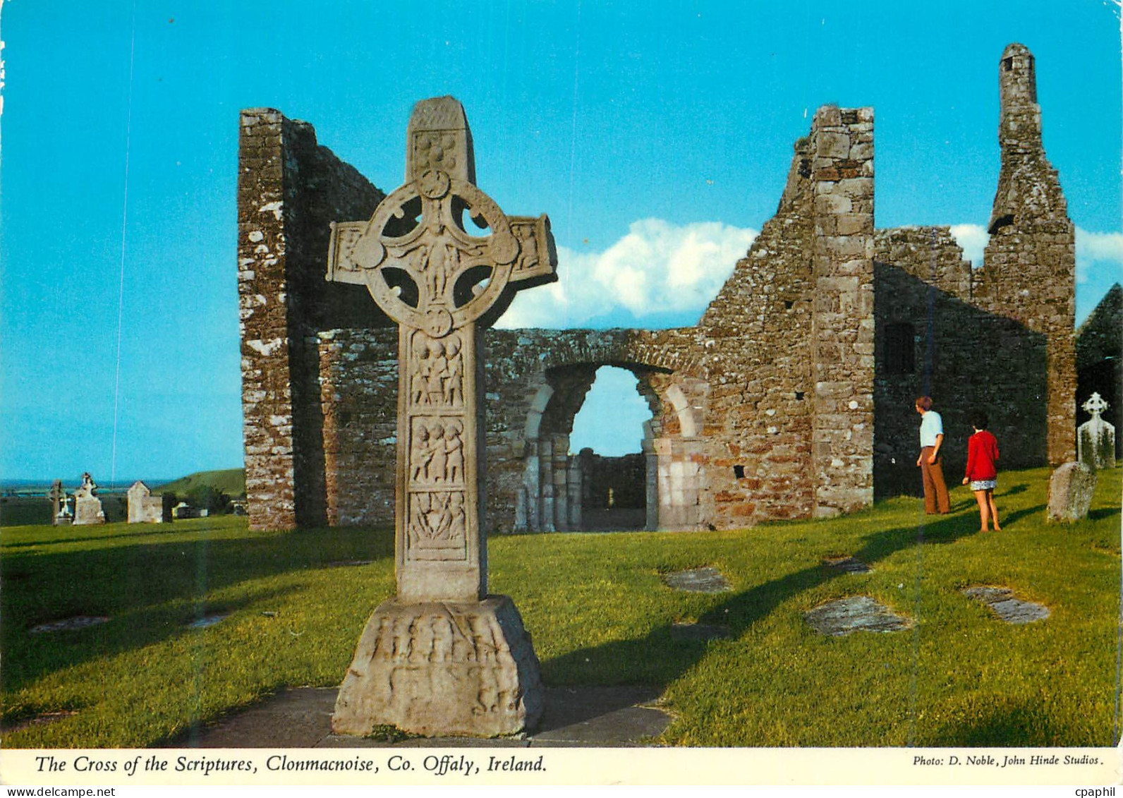 CPM The Cross of the Scriptures Clonmacnoise Co Offaly Ireland