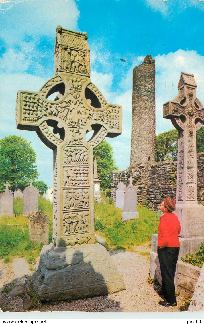 CPM The High Cross and Round Tower Monasterboice Co Louth Ireland