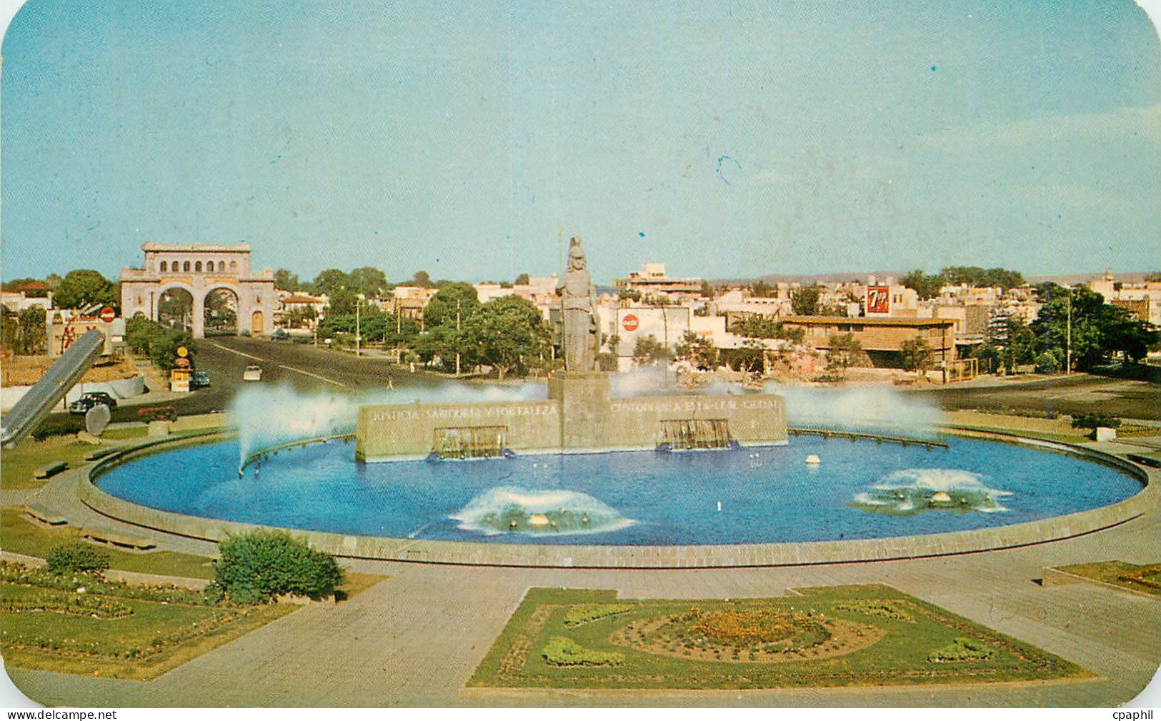 CPM The Minerva Fountain
 Guadalajara Jalisco Mexico