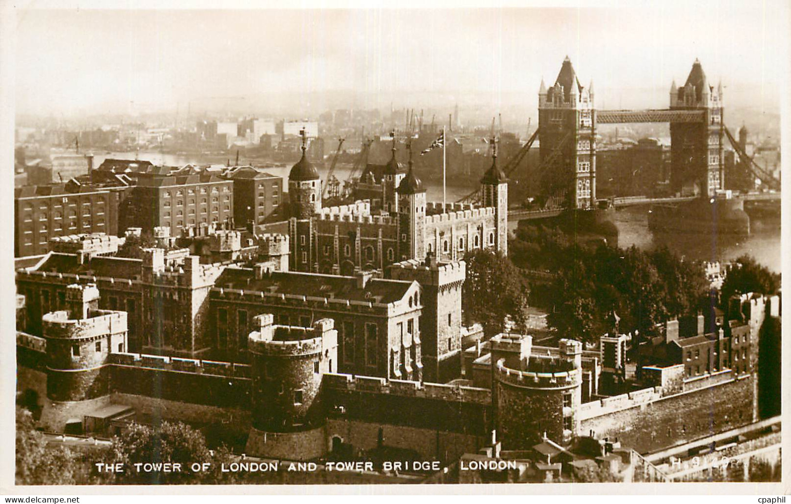 CPM The tower of London and Tower Bridge London