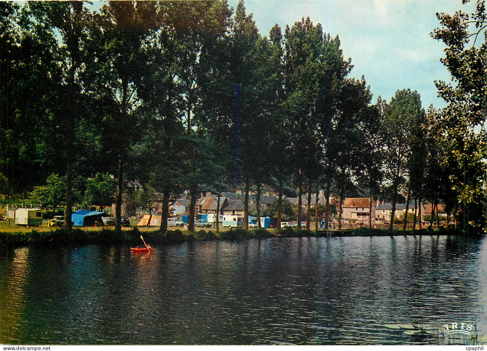 CPM Thury Harcourt Les bords de l'Orne et le Camping