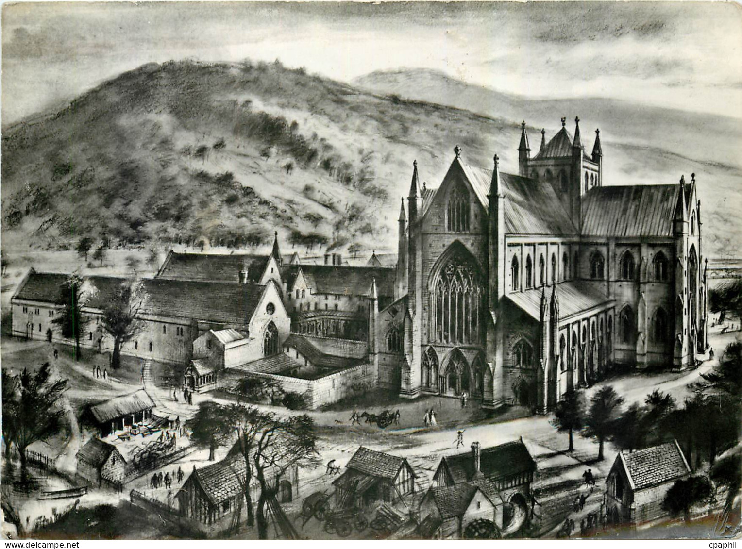 CPM Tintern Abbey Monmouthshire As it might have appeared before the dissolution of the monasteries