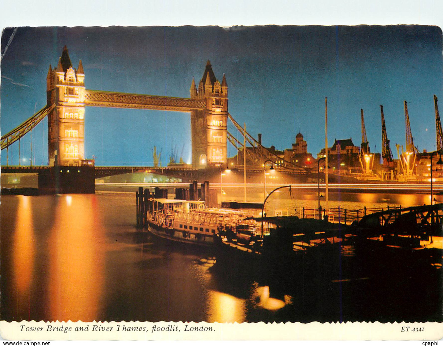CPM Tower Bridge and River Thames Floodlit London
