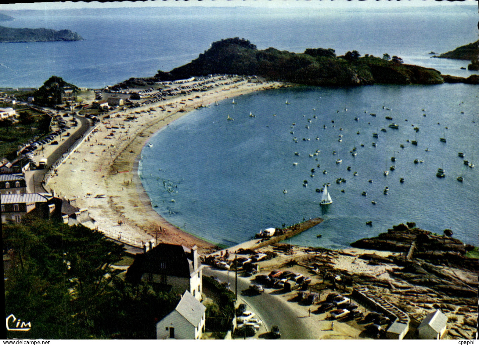 CPM Trebeurden Vue Generale Aerienne Du Port