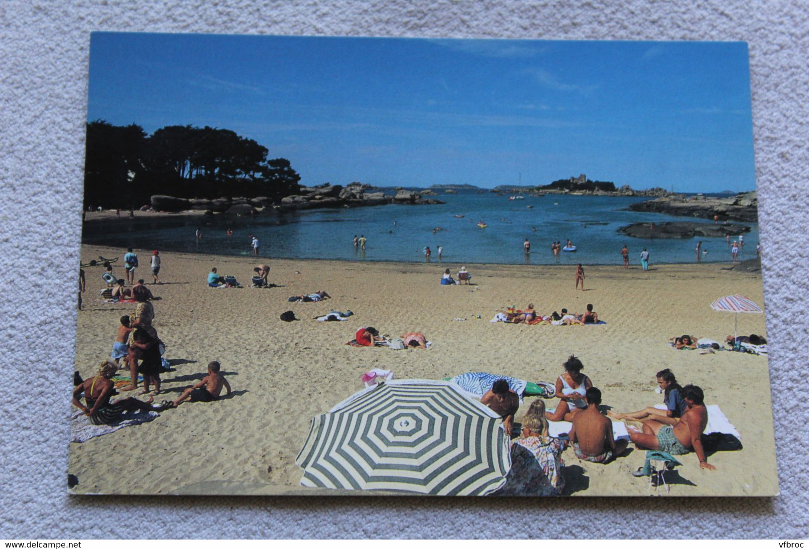 Cpm, Trégastel, la plage de Tourony, Cotes d'Armor 22