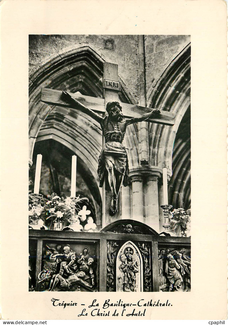 CPM Treguier La Basilique Cathedrale Le Christ de l'Autel