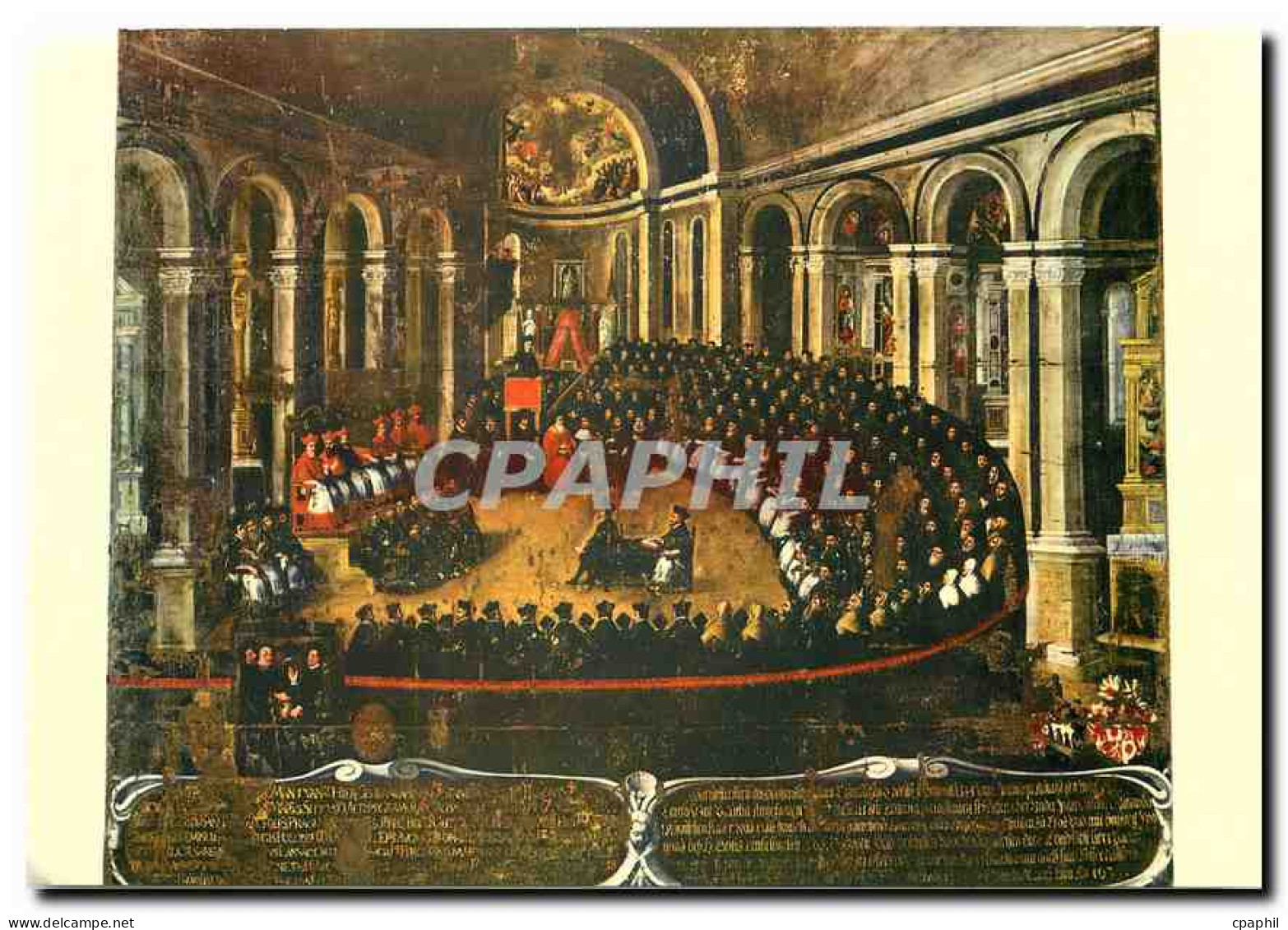 CPM Trento Quadro del Concilio di Trento Basilica di S Maria Maggiore