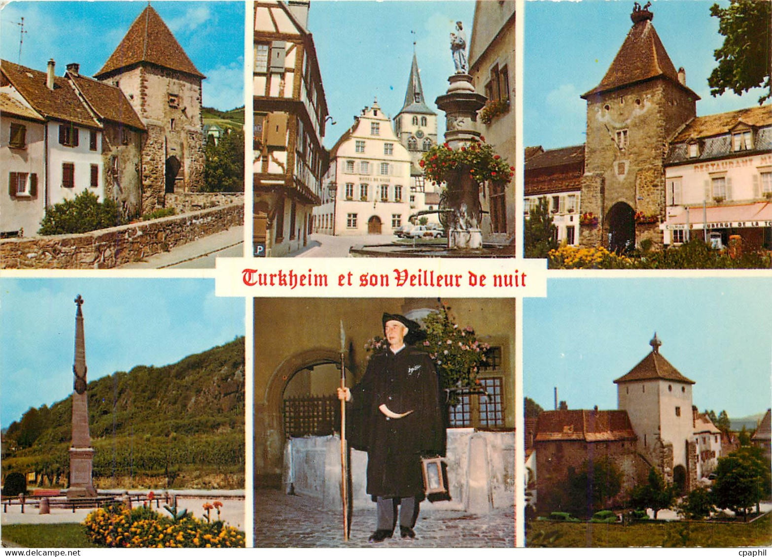 CPM Turckheim Alsace Porte du Brandt