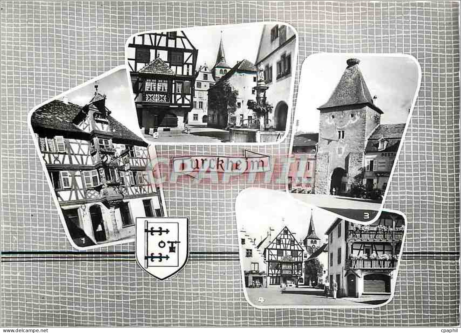 CPM Turckheim Blason de l'Artiste héraldiste