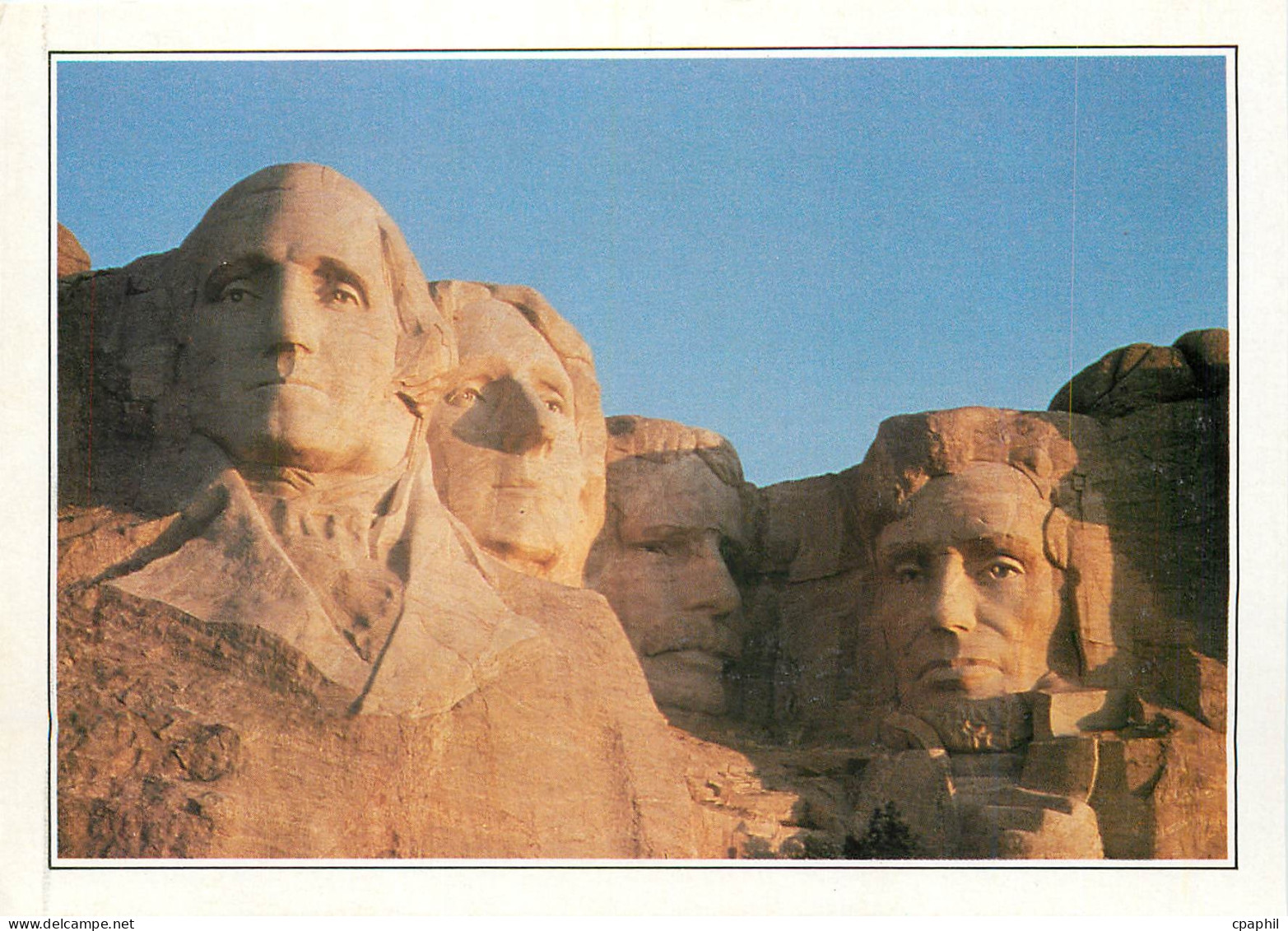 CPM USA Mount Rushmore les tetes de quatre presidents