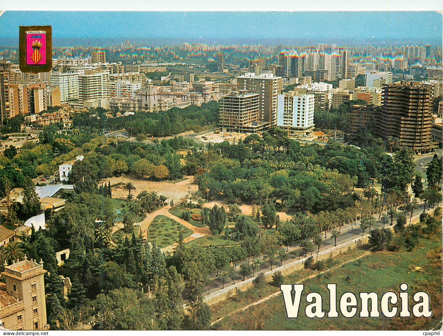 CPM Valencia Vue Aerienne
