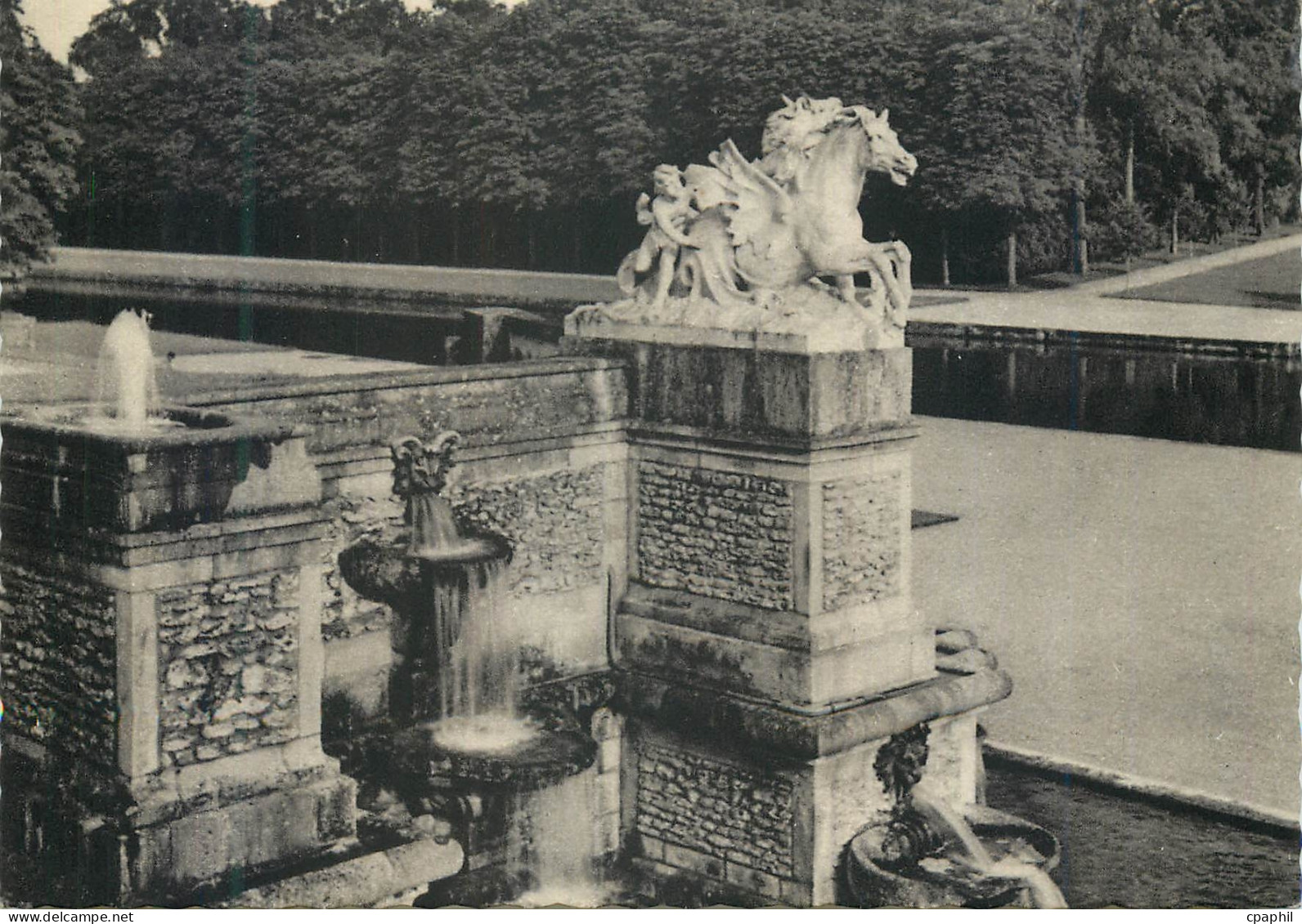 CPM Vaux le Vicomte Les cheavux de Lanson