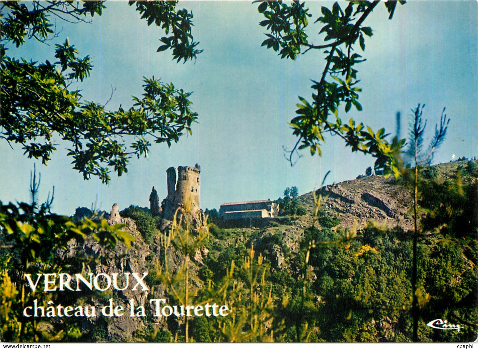 CPM Vernoux en Vivarais Ardeche Chateau de la Tourette