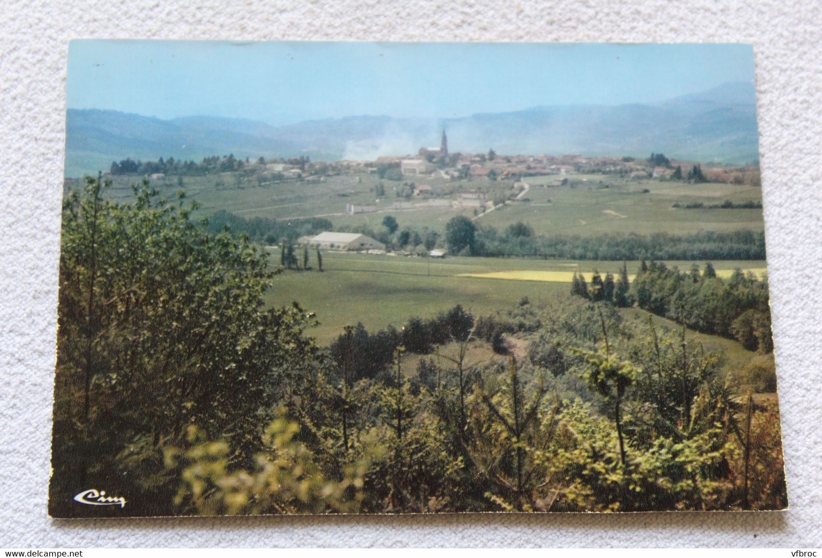Cpm, Vernoux en Vivarais, vue générale, Ardèche 07