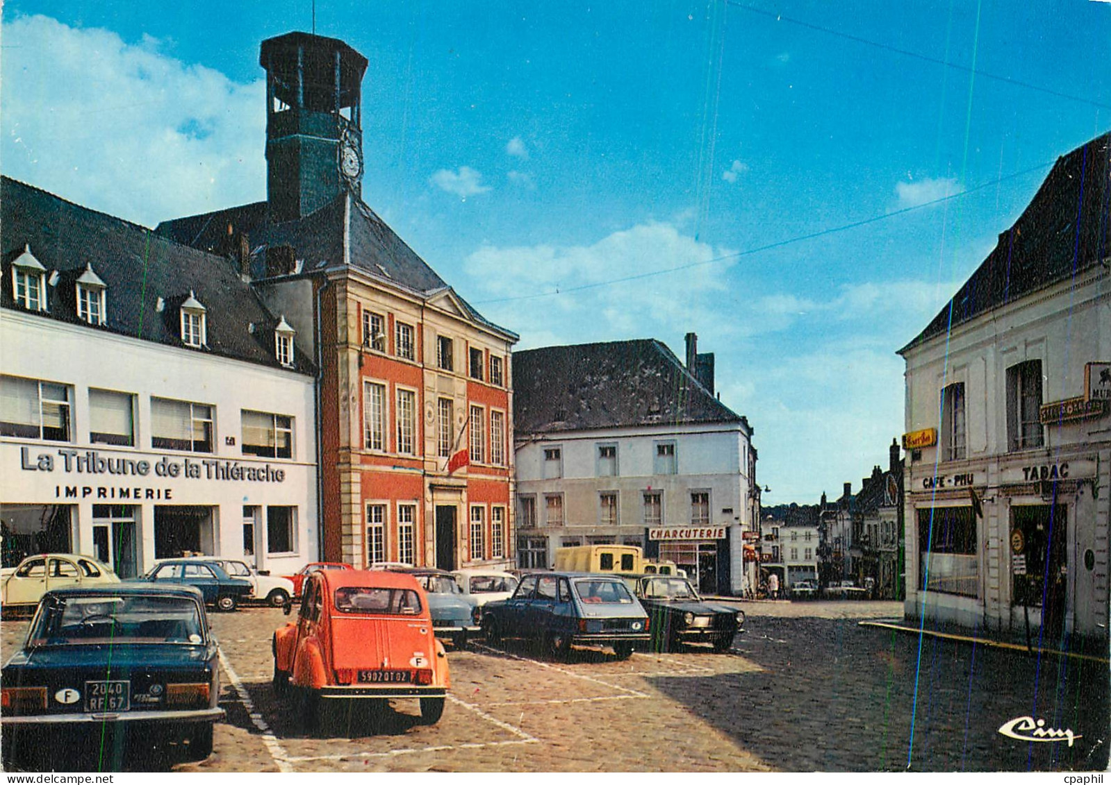CPM Vervins (Aisne) place Ch de Gaule