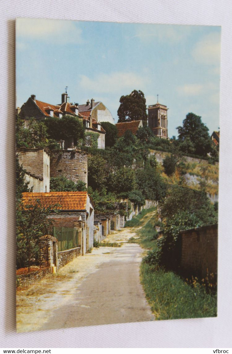 Cpm, Vezelay, le chemin des remparts, Yonne 89