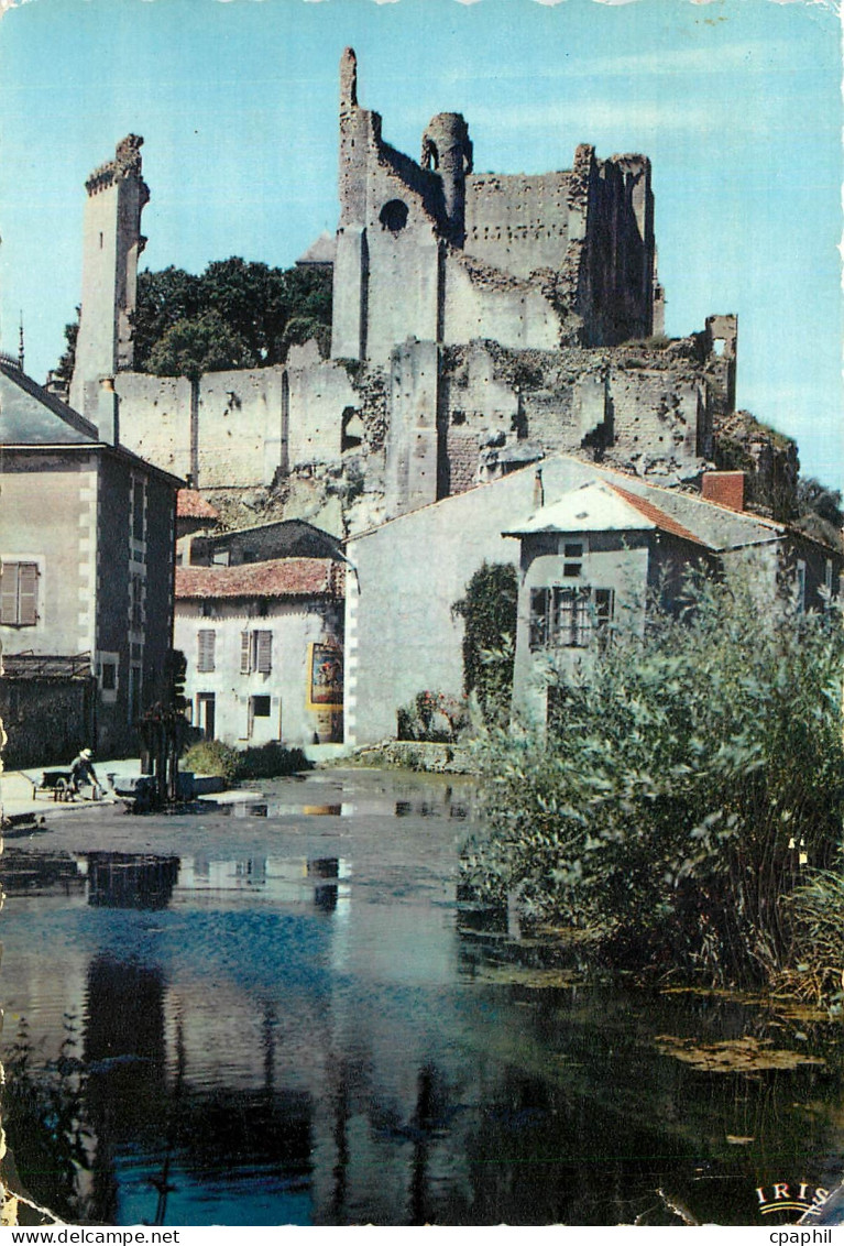 CPM Vienne Pittoresque vallee de la Vienne Ruines du Chateau des Eveques