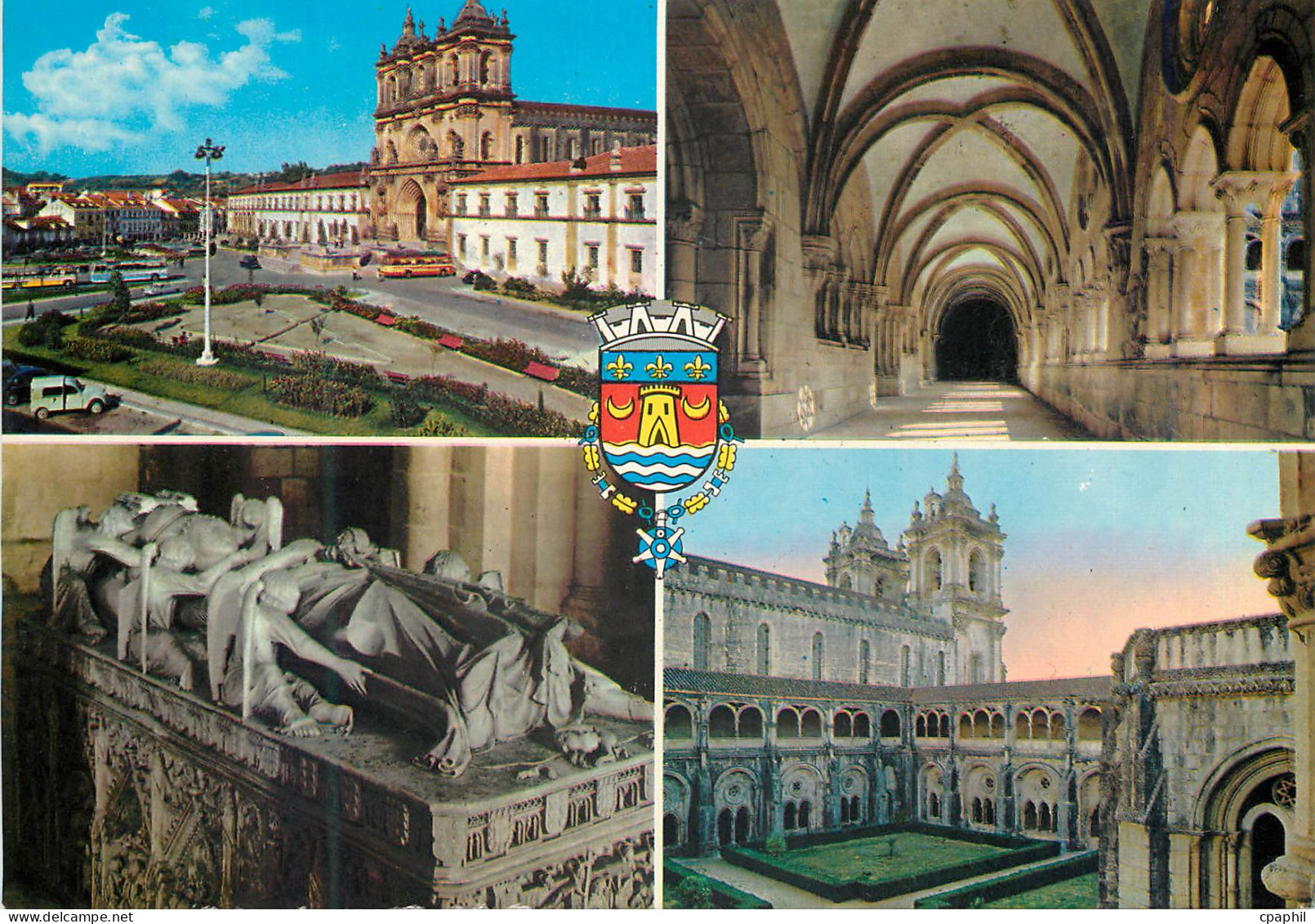CPM Views Monastery Alcobaca Leiria