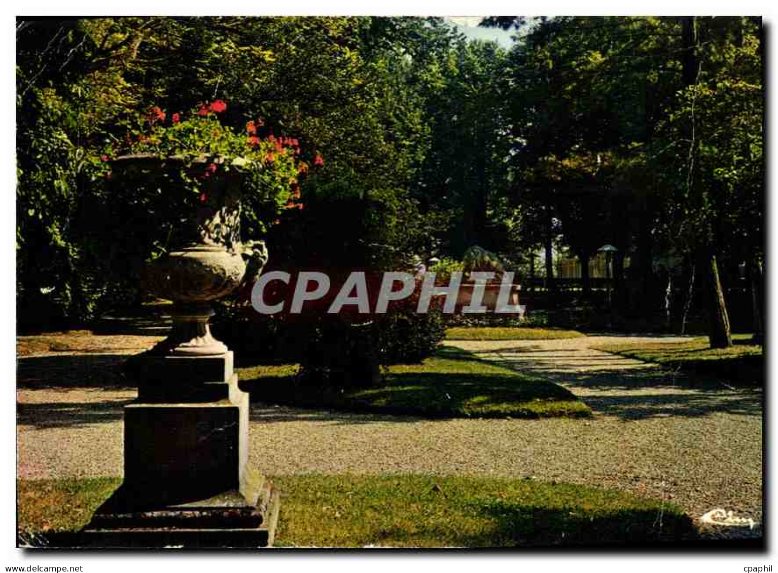 CPM Villennes sur Seine Yvelines Parc de l'lle