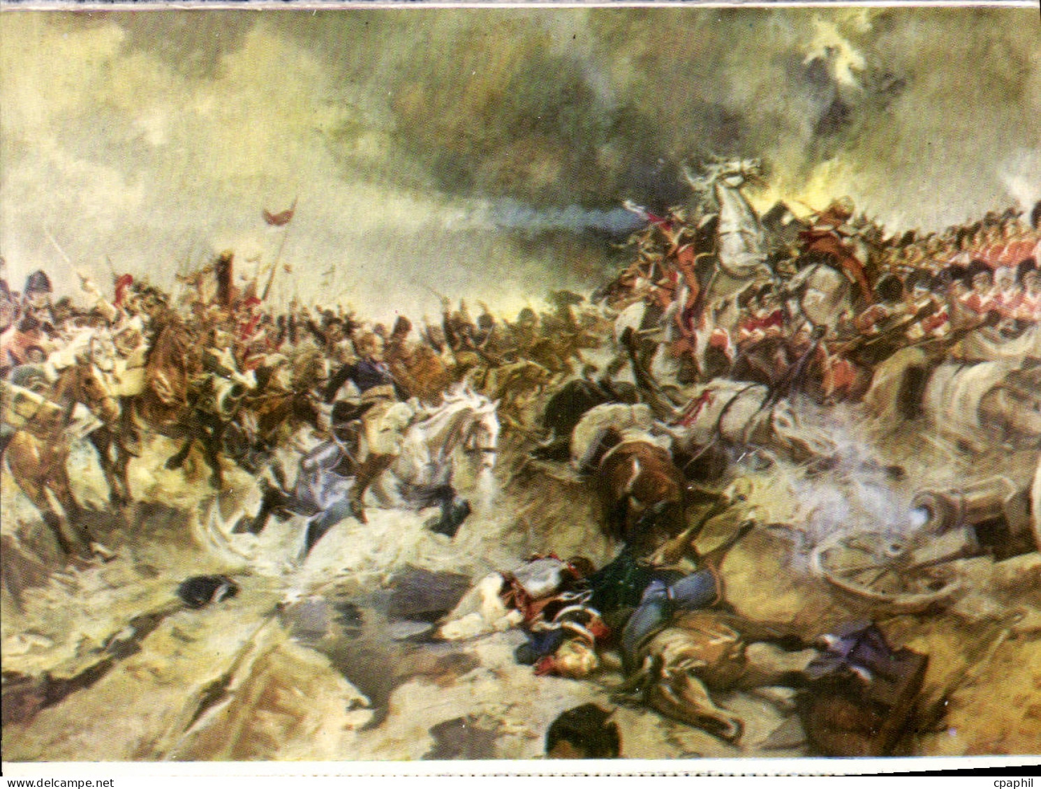 CPM Waterloo   Charge du Marechal Ney Tableau Musee du Caillou Waterloo