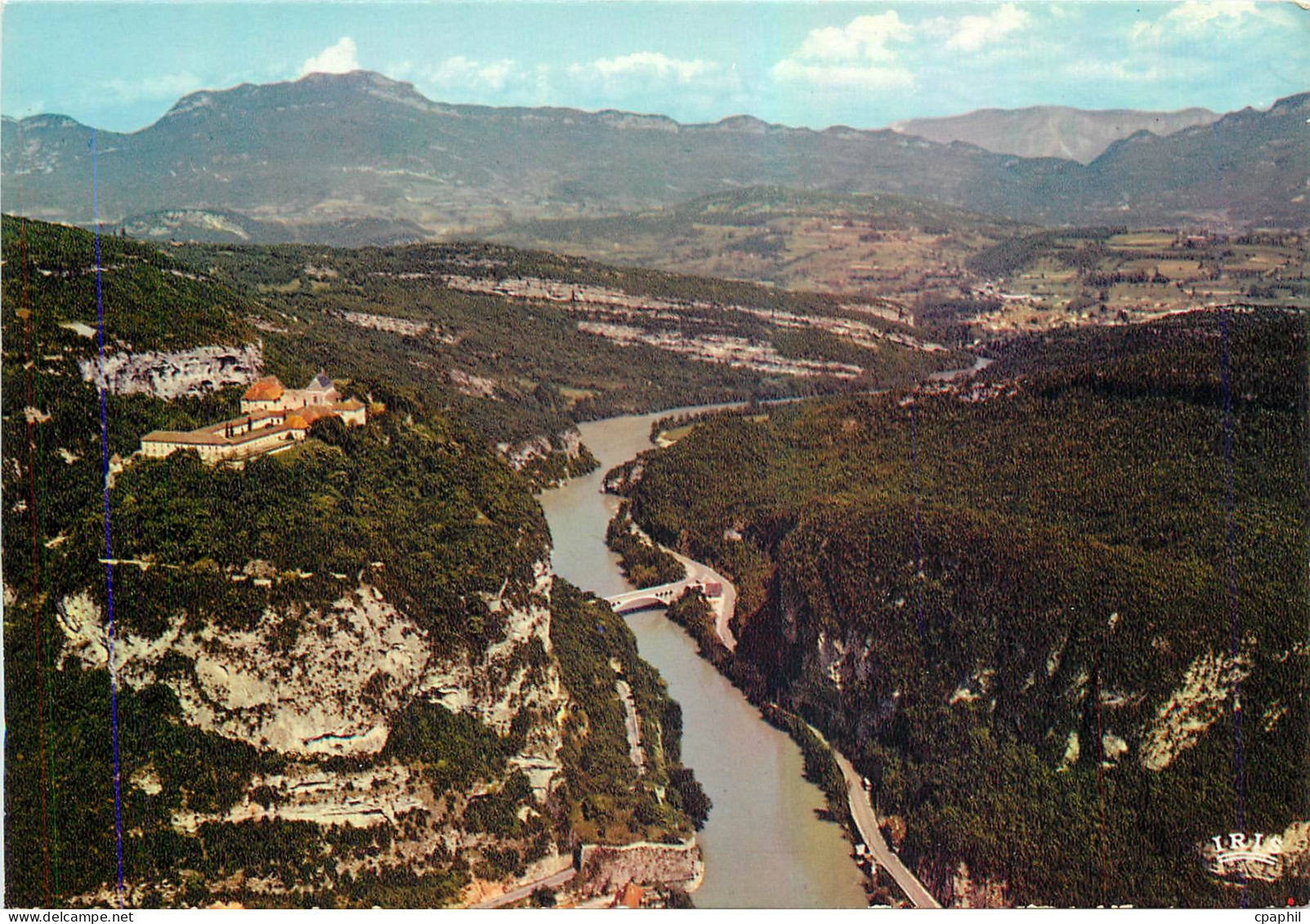 CPM Yenne (Savoie) la Porte de Savoie defile du Rhone et Pont de la Balme