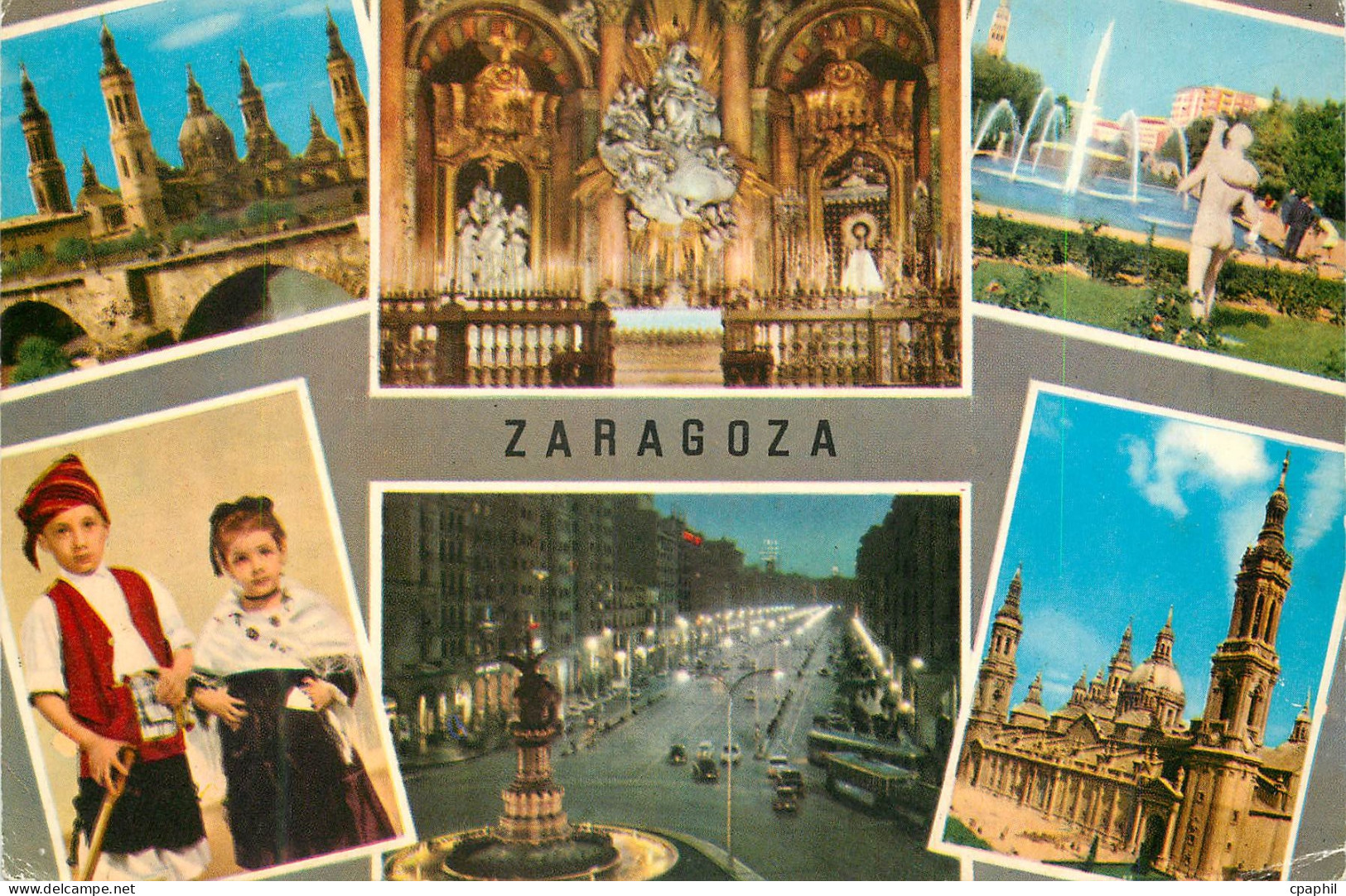 CPM Zaragoza Enfants Folklore