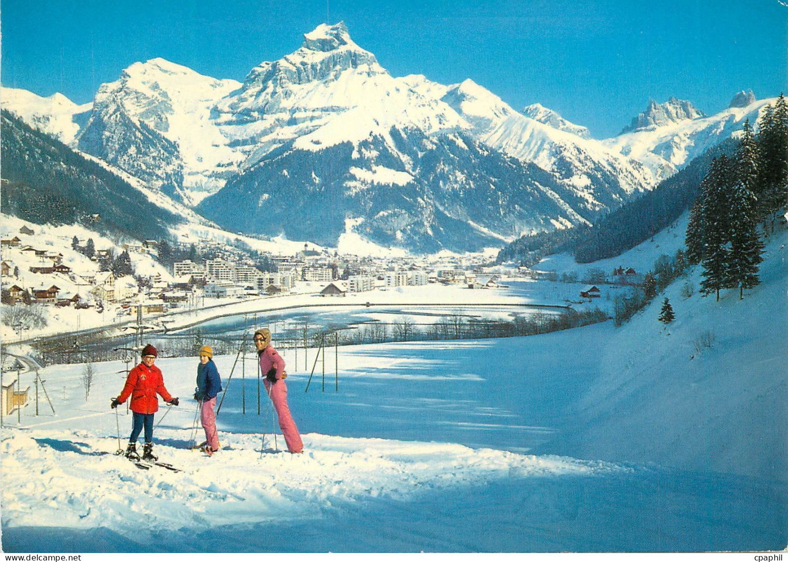 CPM Zentralschweiz Sommer Winterkurort Engelberg mit Hahnen