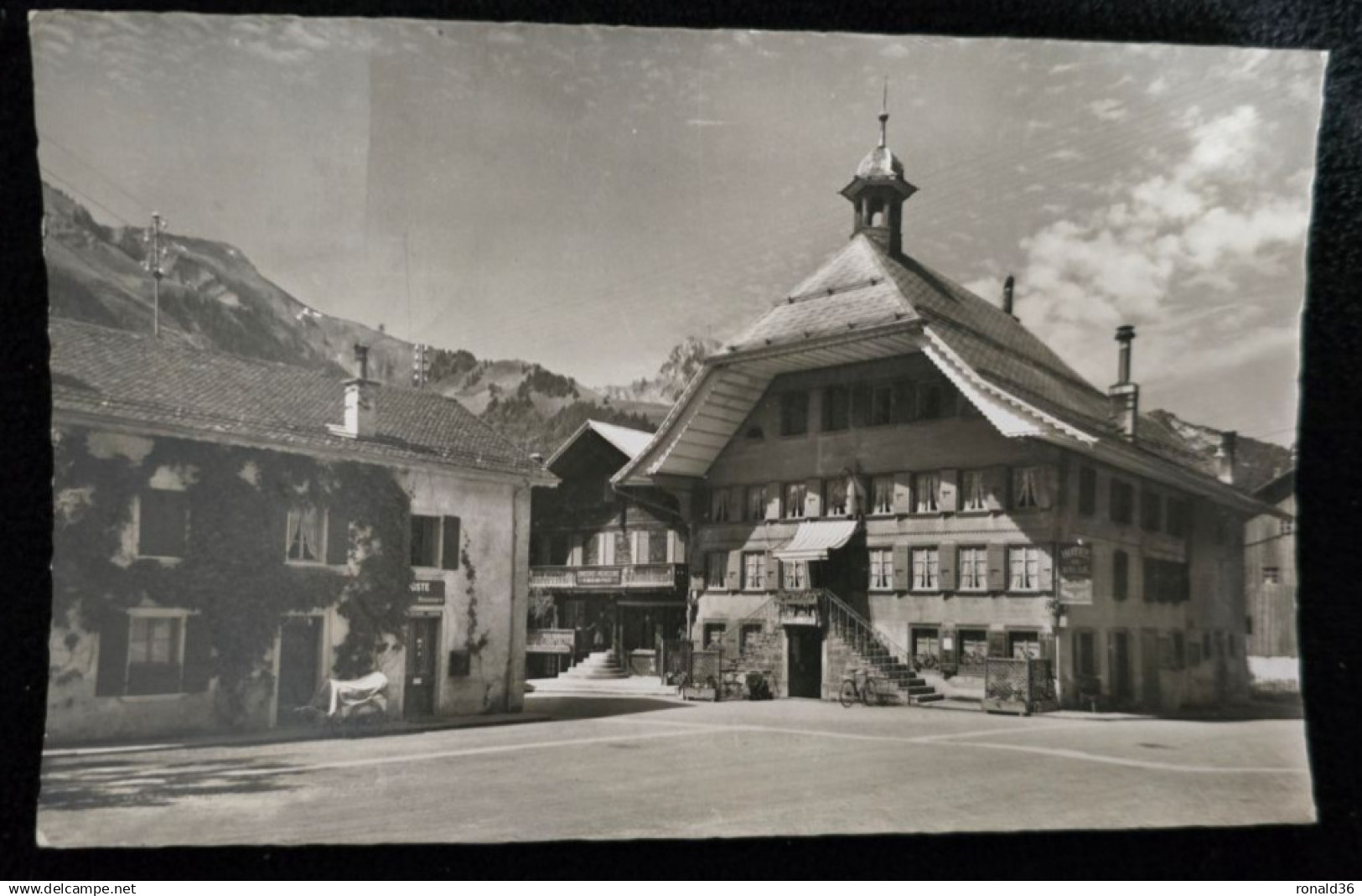 cpp Suisse ROSSINIERE environ Vaud / Bureau de Poste Epicerie Mercerie Declon Pilet habitations hotel de ville