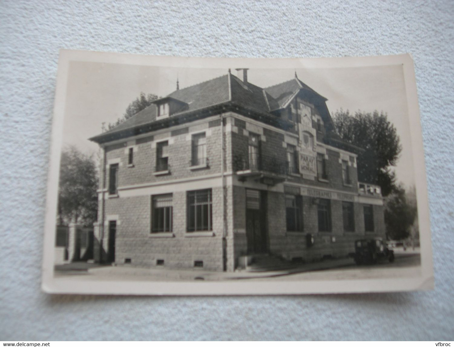 Cpsm 1951, Paray le Monial, la poste, Saone et Loire