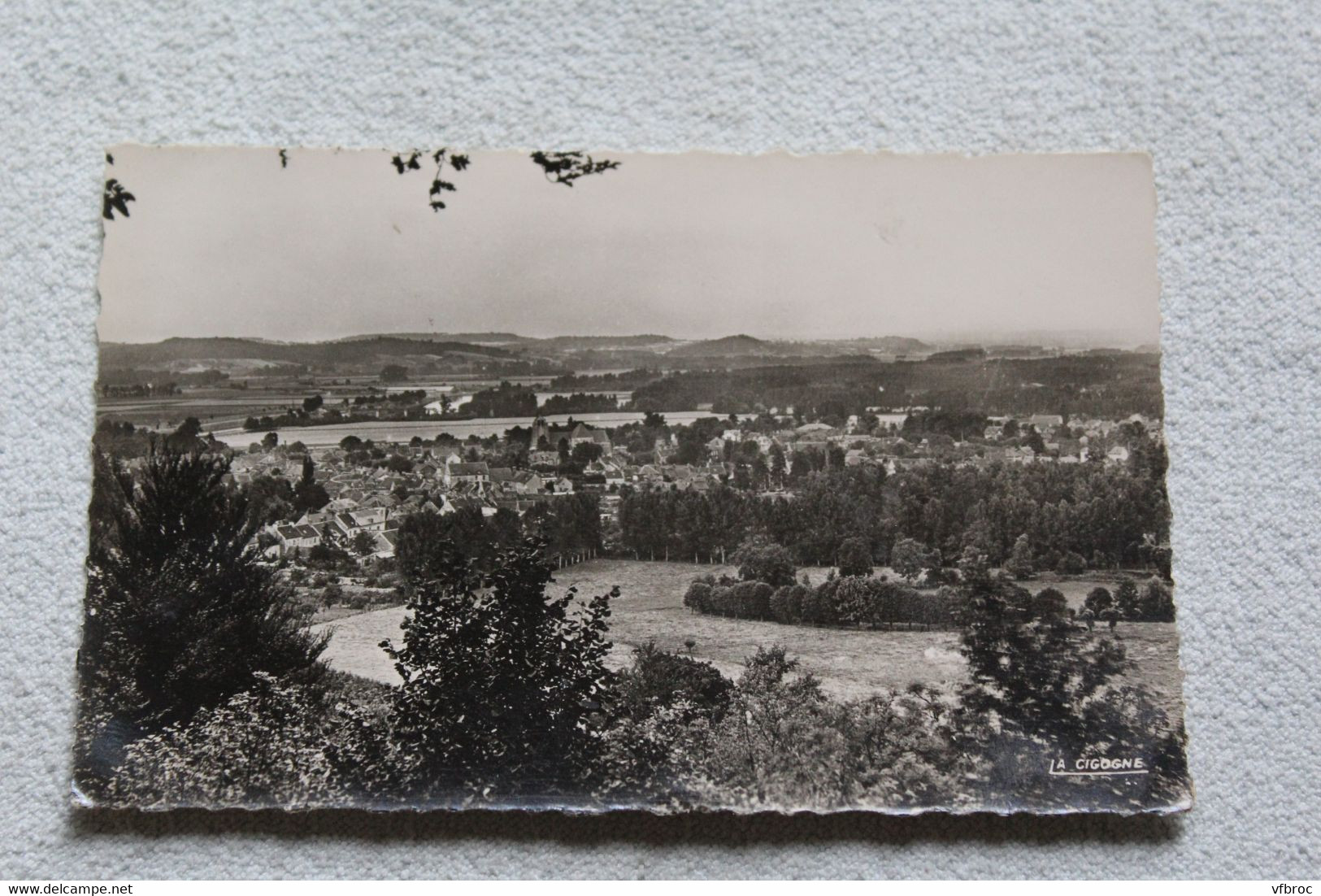 Cpsm 1951, Verberie, vue générale, Oise