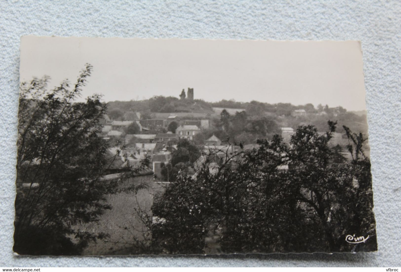 Cpsm 1952, saint Calais, vue générale, Sarthe 72
