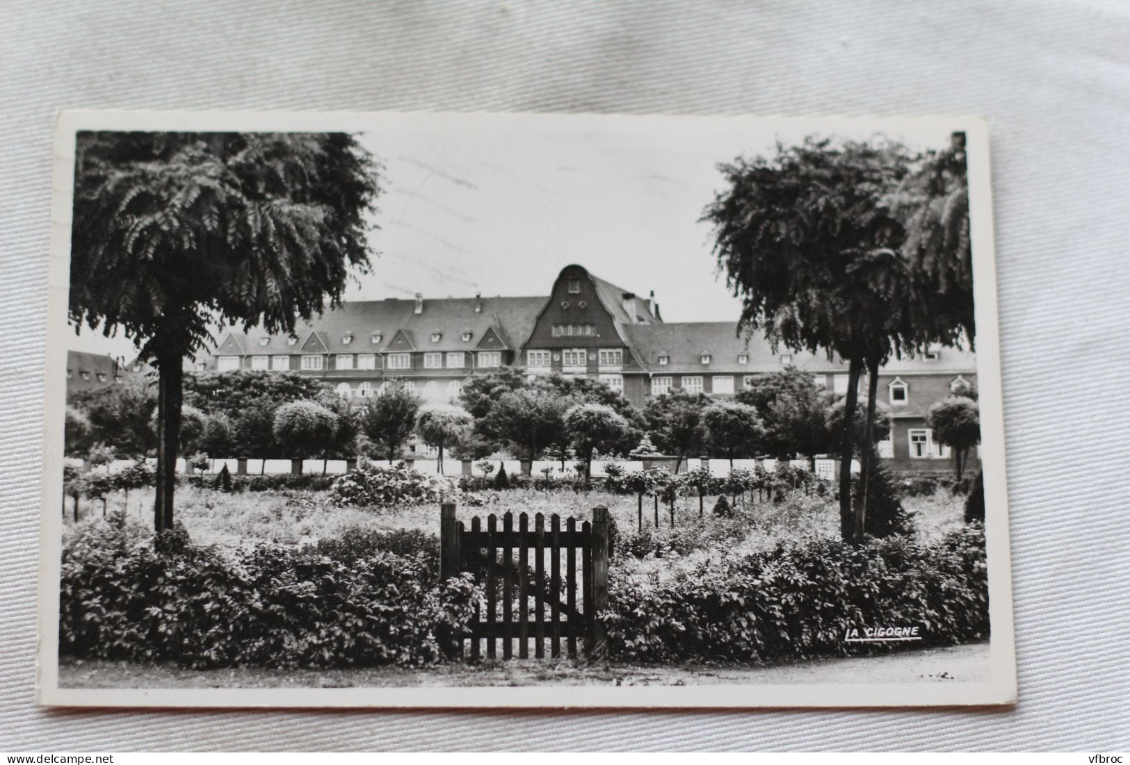 Cpsm 1952, Selestat, école normale d'institutrices, Bas Rhin 67