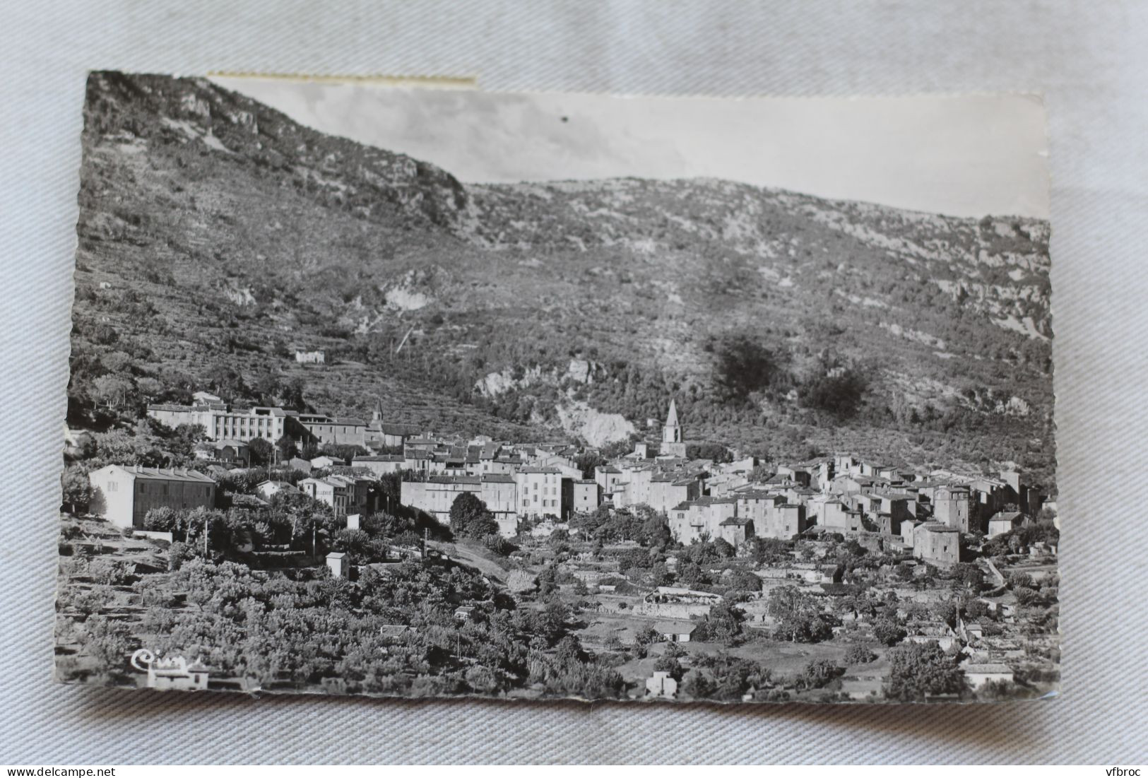 Cpsm 1956, Bargemon, vue générale, Var 83
