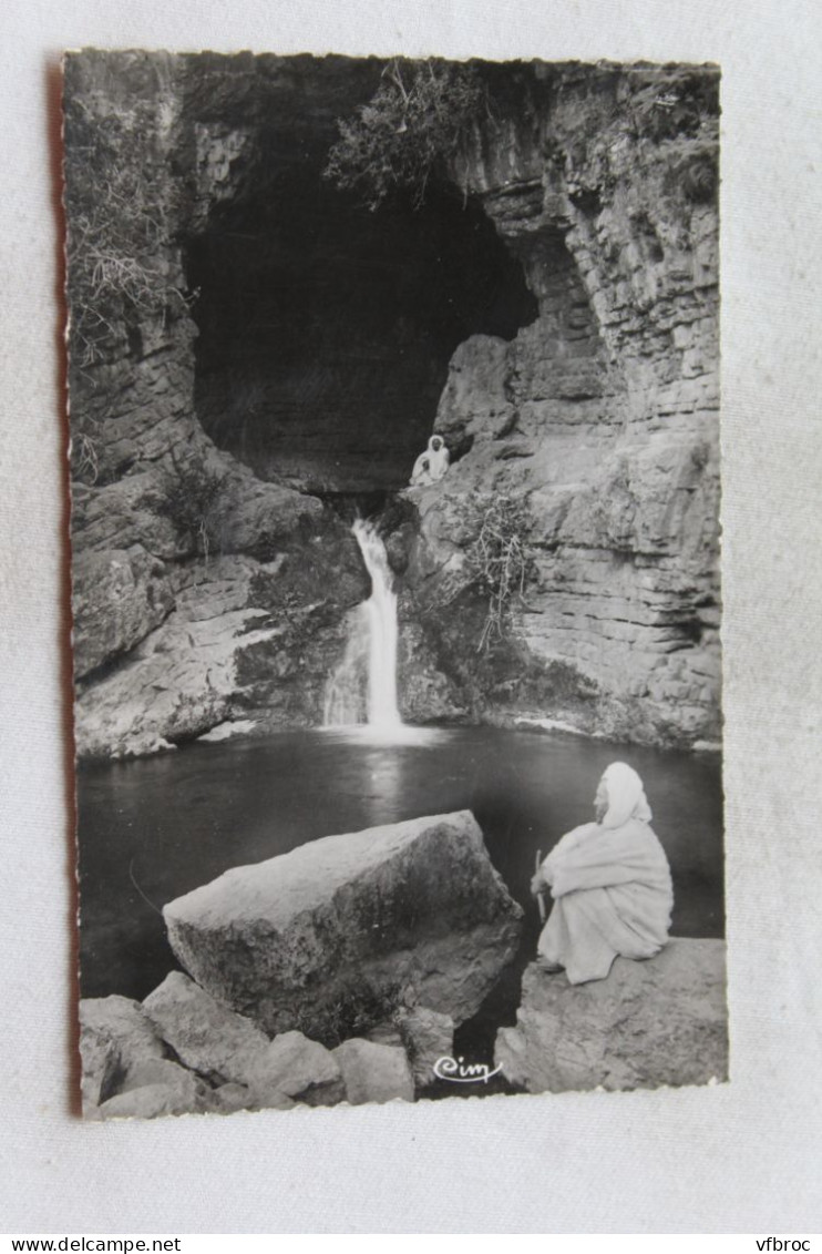 Cpsm 1956, Oujda cascades du Zegzel, Maroc